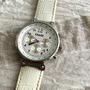 D&G watch, white